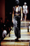 Maison Margiela Knit Ring Halter & Printed Bias Skirt Set, SS96, 2/4 US