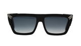 Gianni Versace Black 'Basix' Sunglasses, Mod 812 Col. 687, c. 90's