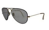 Ray-Ban "Fantasee" Photochromic Aviator Sunglasses, Indigo Frame with Gold Hardware, c. 80's