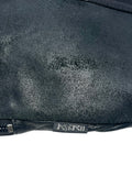 KmRii Union Jack Studded Leather Arm Clutch / Laptop Bag