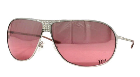 Dior "Hard Dior" 1 Pink Tinted Lens Sunglasses with Swarovski, AW04