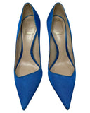Christian Dior Songe Perspex Heel Blue Pointed Toe Pumps Sz 38