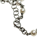 Chanel White Pearl Charm Necklace, c. 2014, OS