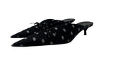 Balenciaga Monogrammed, Black Knife Kitten Heels, AW18, 40 EU