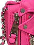 Moschino Pink Moto Jacket Bag, SS15, OS