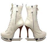 Dsquared "Skate Moss" White Boots, AW11 Reissue, 40 EU