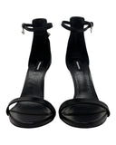 Dsquared2 Silver Padlock Black Leather Stilettos, SS17, 40 EU / 10 US