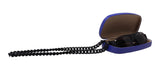 Emilio Pucci Black Sunglasses with Detachable Chain, EP 161-02-135, OS