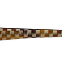 Alain Mikli Brown Asymmetrical Checkered Sunglasses, 030 185 , 1985, OS Made in France