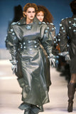 Thierry Mugler Leather Jacket with Suede Studs, AW86, 38 EU