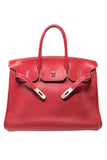 Hermès Rouge Braise Togo Leather Birkin, 2002, 35