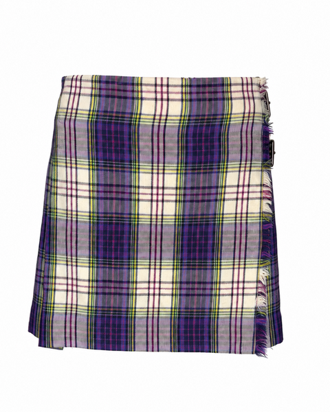 Burberry Plaid Buckle Wrap Mini Kilt Skirt, c.2000's, 6 US