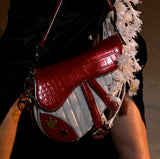 Christian Dior Trailer Trash "Cadillac" Saddle Bag, SS01, OS