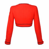 Chanel Coral "Barbie" Jacket, SS95, 34 FR / 2 US