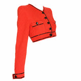Chanel Coral "Barbie" Jacket, SS95, 34 FR / 2 US