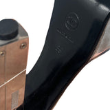 Chanel Miami Vice Silver Gun Heel, 08/09C, 39 EU