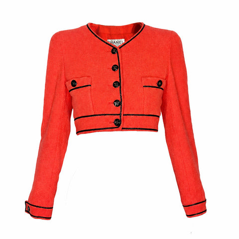 Chanel Coral "Barbie" Jacket, SS95, 34 FR / 2 US