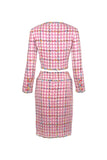 Chanel Pink and Multicolor Tweed Jacket Skirt Set, SS94, 34 FR