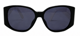 Chanel Black and White Logo Sunglasses, "Barbie", SS95