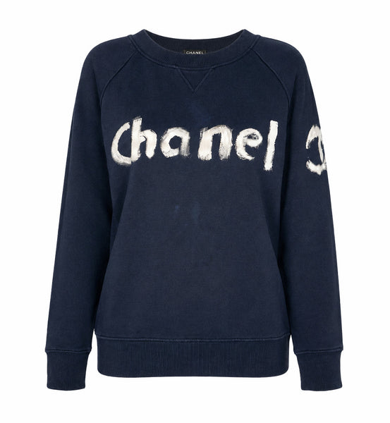 Chanel VIP Xmas Paintstroke Crewneck Sweater, 2013 Holiday, S