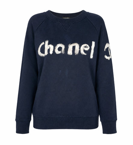 Chanel VIP Xmas Paintstroke Crewneck Sweater, 2013 Holiday, S