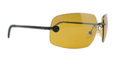Chanel Rimless Amber Tint Sunglasses, 4035/C. 126/ 85
