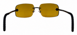 Chanel Rimless Amber Tint Sunglasses, 4035/C. 126/ 85