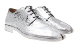 Maison Margiela Cracked Silver Tabi Oxford Shoes, 40 EUMaison Margiela Cracked Silver Tabi Oxford Shoes, 40 EU