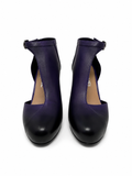 Purple Leather Crystal CC Pumps, AW12, 38 EU
