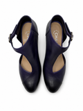 Purple Leather Crystal CC Pumps, AW12, 38 EU