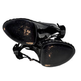 Chrtisitan Dior by John Galliano Bondage Bow Snakeskin Heels, FW03, 36.5 EU