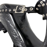 Chrtisitan Dior by John Galliano Bondage Bow Snakeskin Heels, FW03, 36.5 EU