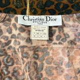 Christian Dior by John Galliano Animal Print Cropped Jacket, AW00, FR 38