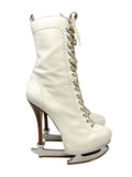 Dsquared "Skate Moss" White Boots, AW11 Reissue, 40 EU