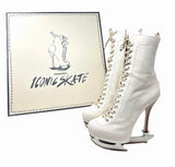 Dsquared "Skate Moss" White Boots, AW11 Reissue, 40 EU