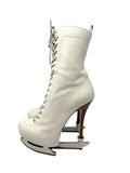 Dsquared "Skate Moss" White Boots, AW11 Reissue, 40 EU