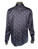 Givenchy Panther & Floral Print Button Down Shirt, AW11, 40 IT / US 4 Maricarla Boscono
