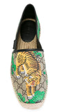 Gucci Bengal Tiger Espadrilles with Logo, SS17, 8.5 US