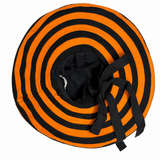 Prada Striped Orange & Black Brim Hat, SS11, OS