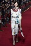 Marc Jacobs Abstract Painted Silk Midi Dress, SS16, 4 US