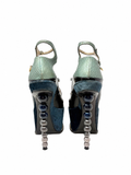 John Galliano "Old Hollywood" Sculptural Beaded Heels , SS10, 39 EU