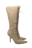 Jimmy Choo Leather Lace-Up Boots, 37 EU