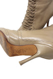 Jimmy Choo Leather Lace-Up Boots, 37 EU