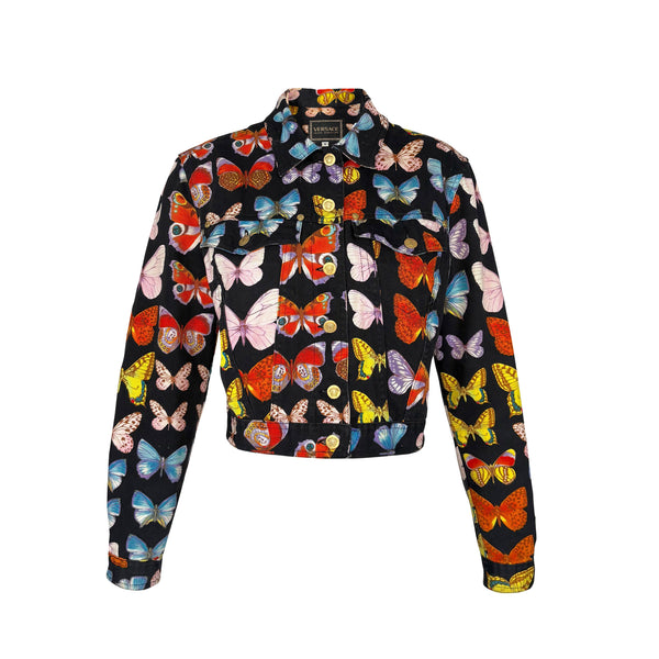 Gianni Versace Butterfly Denim Jacket, SS95, S