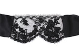 Kiki De Montparnasse Black Beaded Lace Blindfold