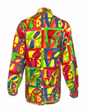 Gianni Versace Love Print Button Up, SS95, M