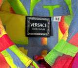 Gianni Versace Love Print Button Up, SS95, M