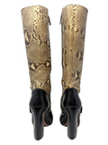 Prada Trompe-L'oeil Python Mary Jane Boots, AW11, 40 EU / 10 US