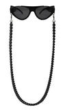 Emilio Pucci Black Sunglasses with Detachable Chain, EP 161-02-135, OS