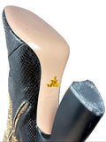 Prada Trompe-L'oeil Python Mary Jane Boots, AW11, 40 EU / 10 US